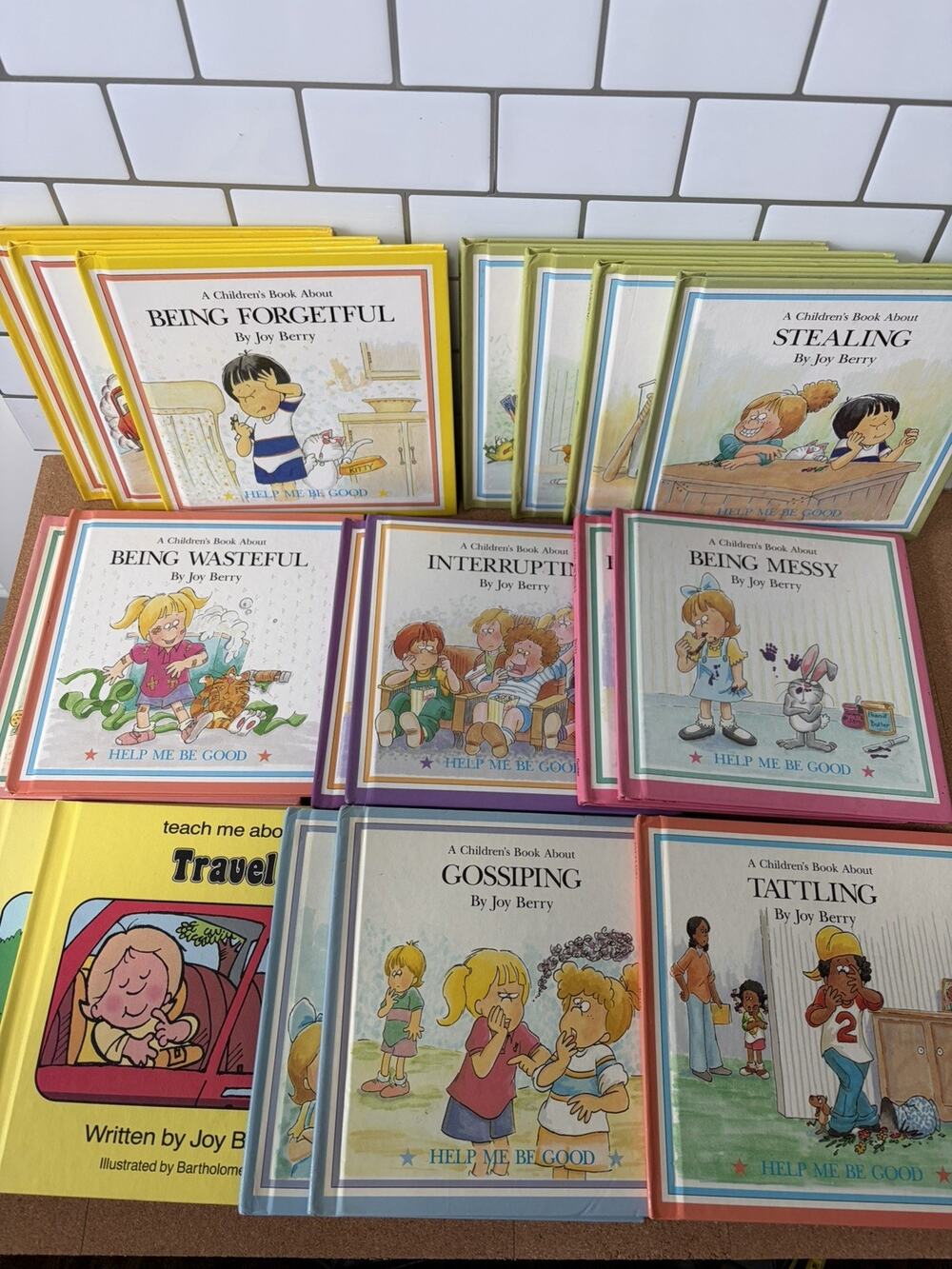 Joy Berry Help Me Be Good Books Vintage Lot 18 HC Homeschool Behavior Manners